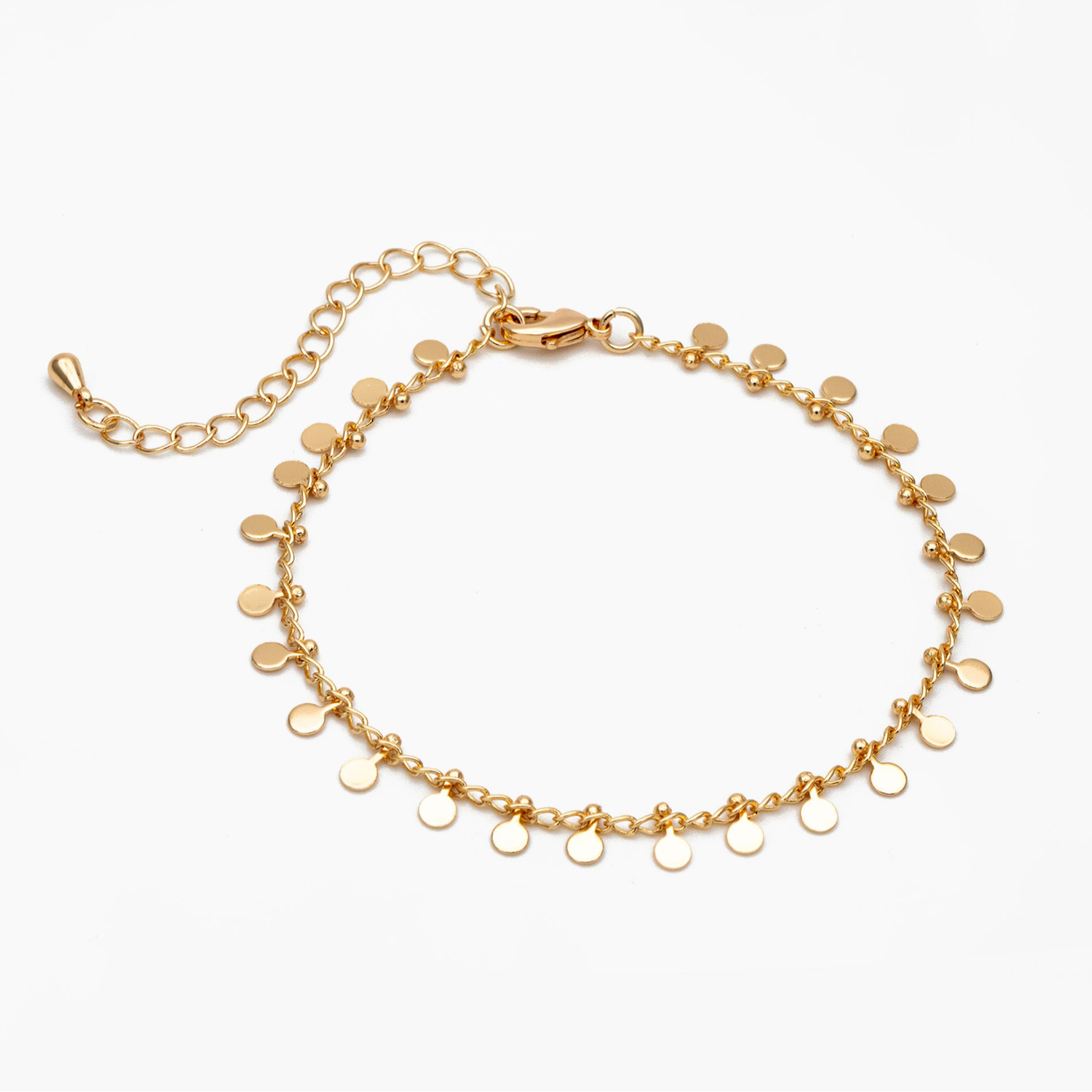 Gold Disc Necklace