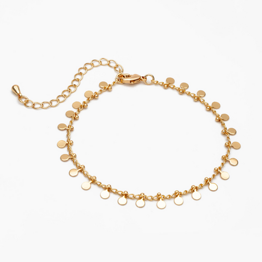 Gold Disc Necklace