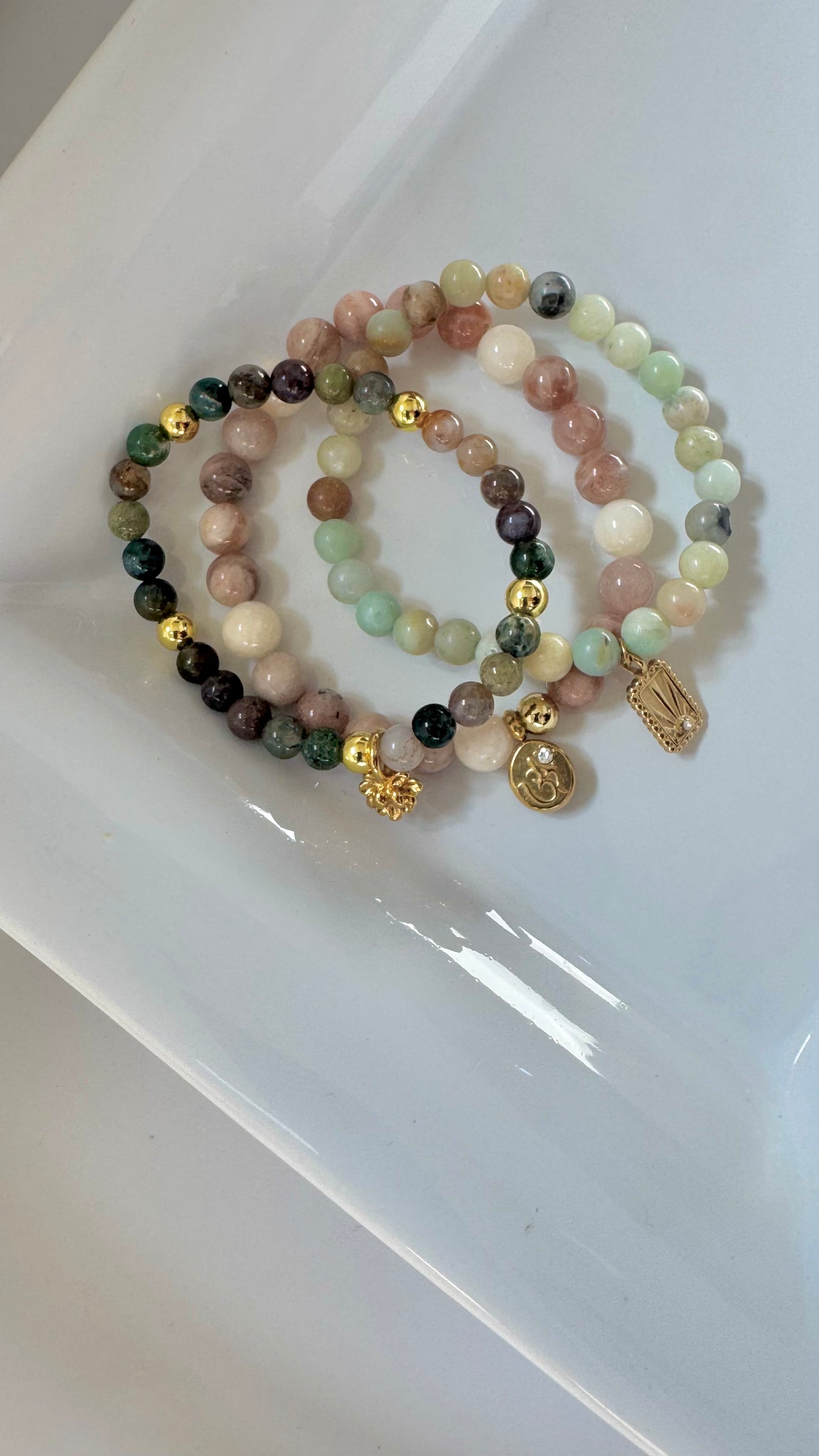 Amazonite Sun Ray Bracelet