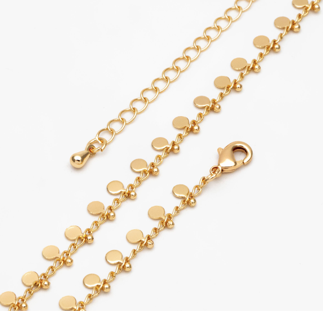 Gold Disc Necklace