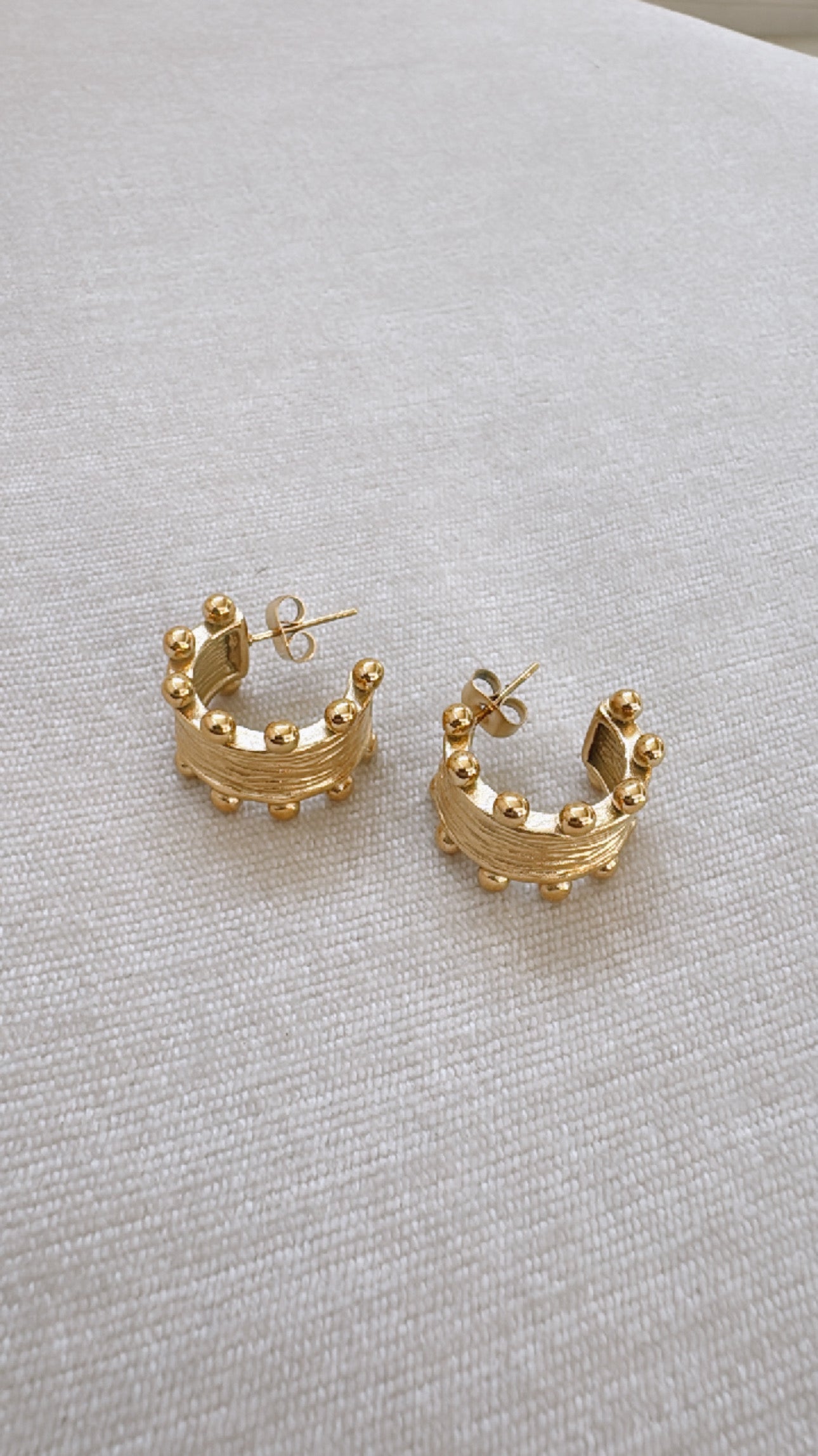 Golden Aura Hoops