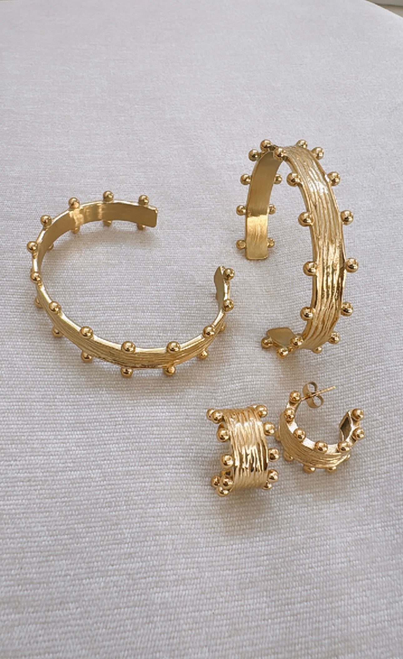Golden Aura Hoops