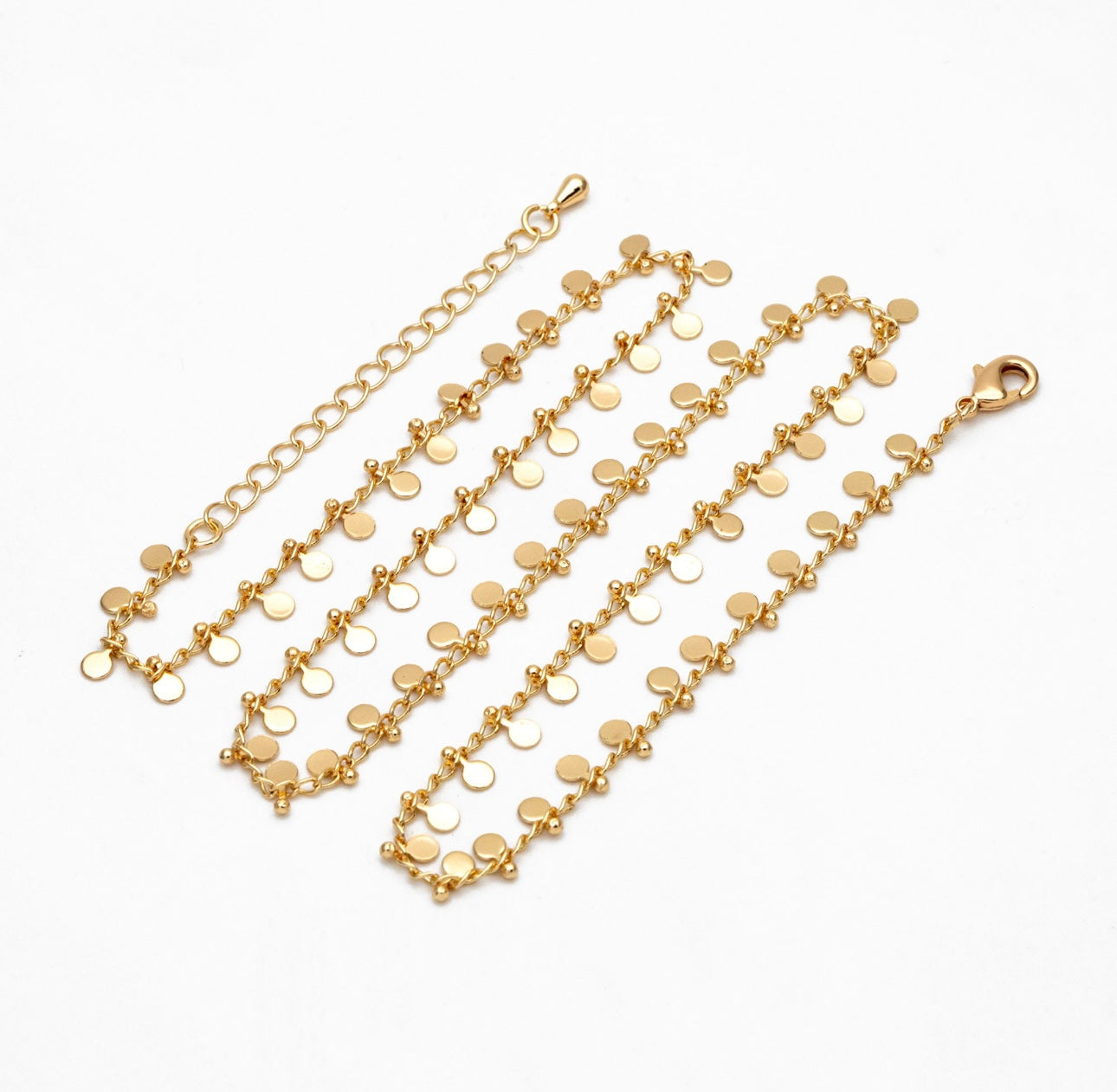 Gold Disc Necklace