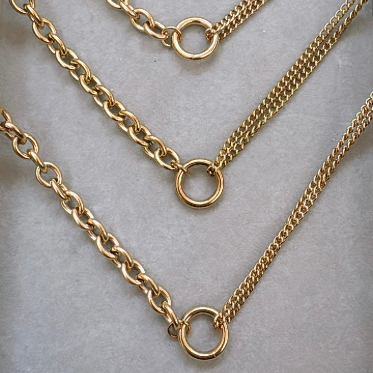 Links + Double Chain Necklace