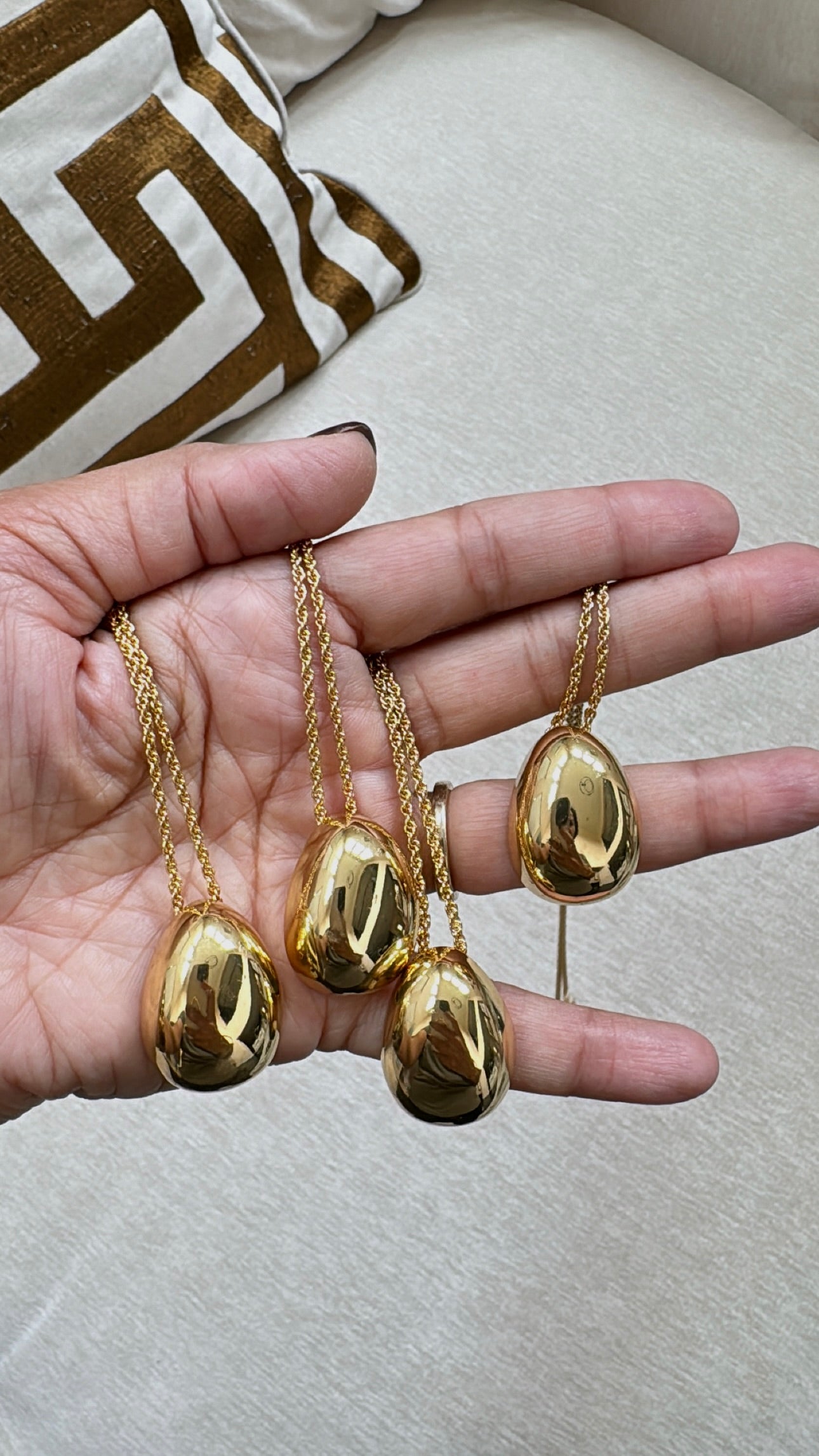 Lori Gold Teardrop Necklace