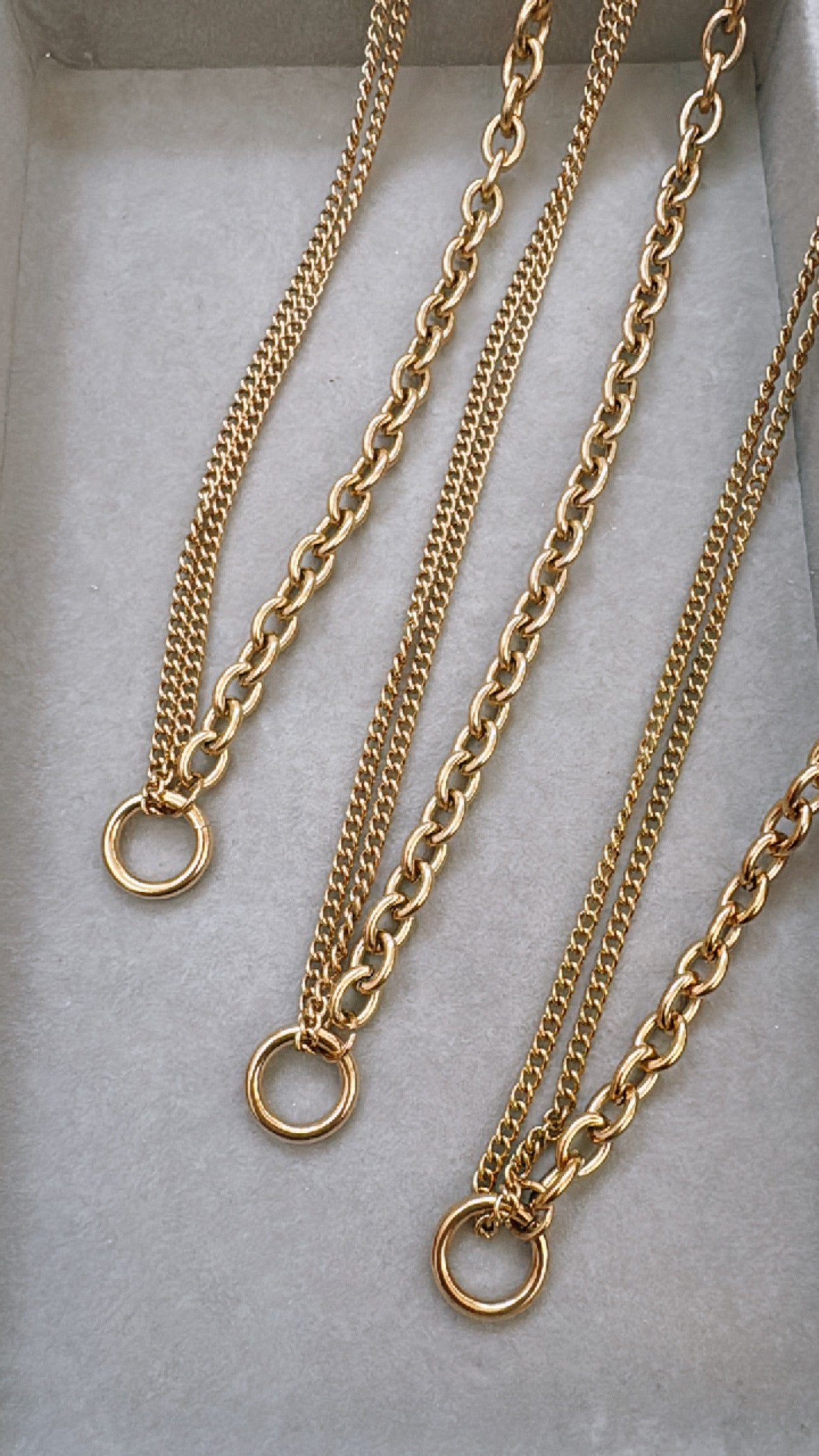 Links + Double Chain Necklace