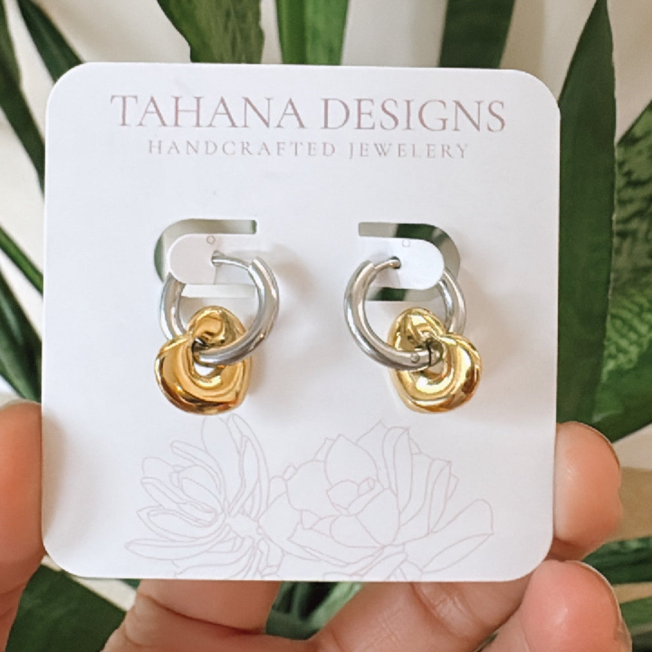 Two-Tone Versatile Earrings