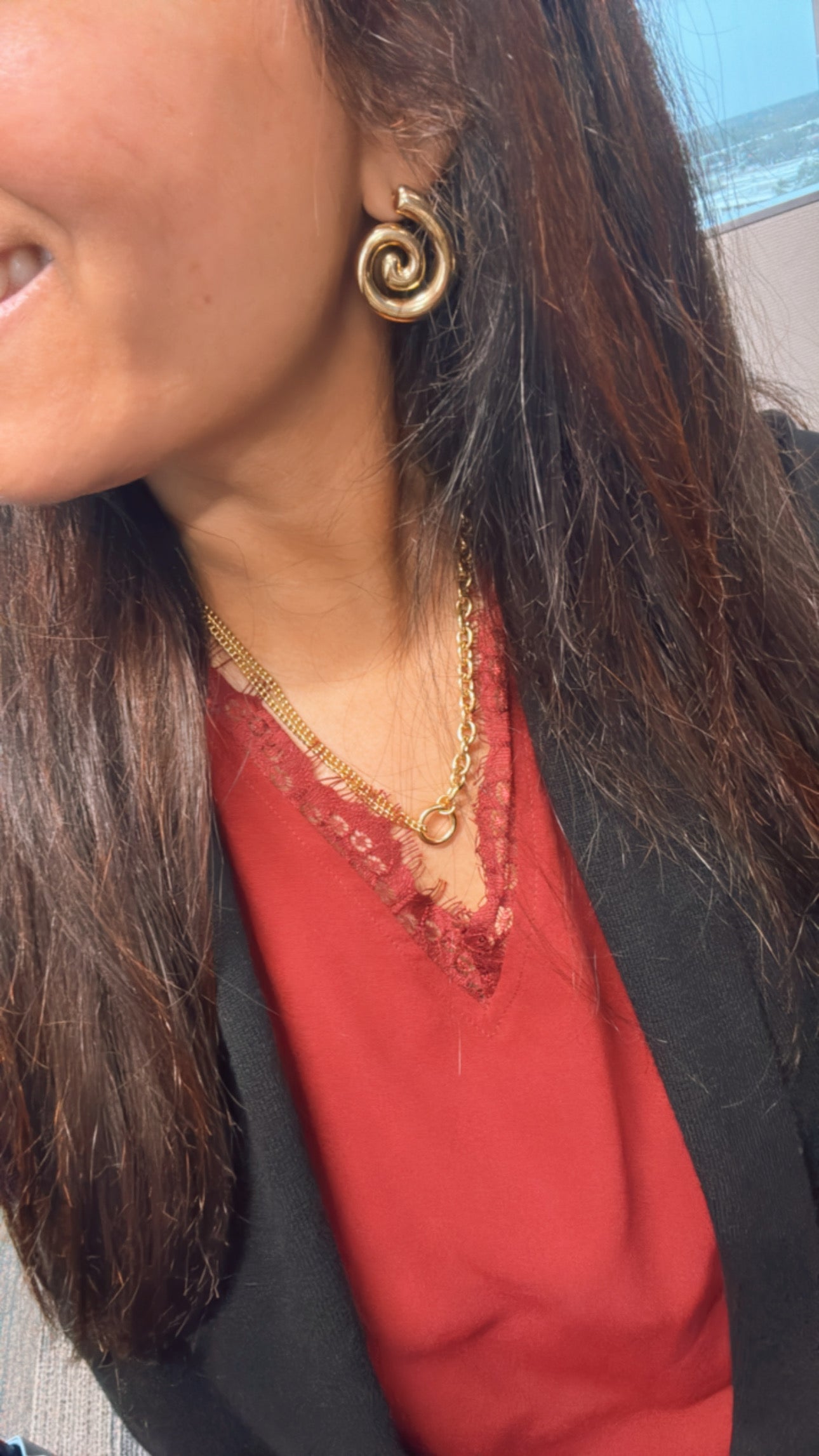 Links + Double Chain Necklace