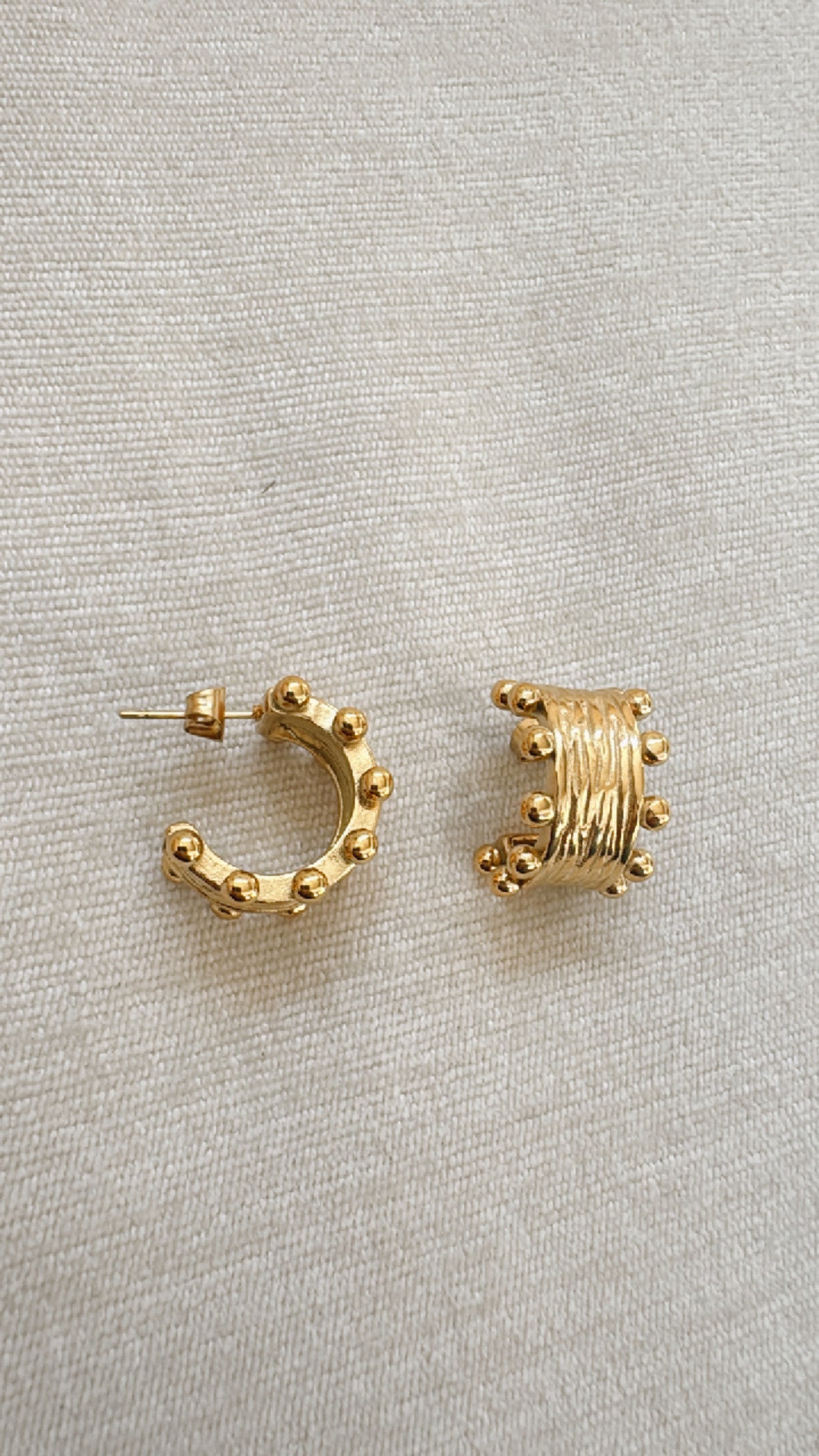 Golden Aura Hoops