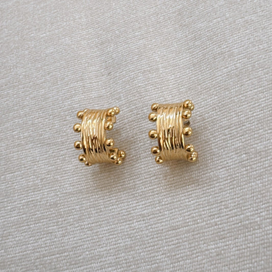 Golden Aura Hoops