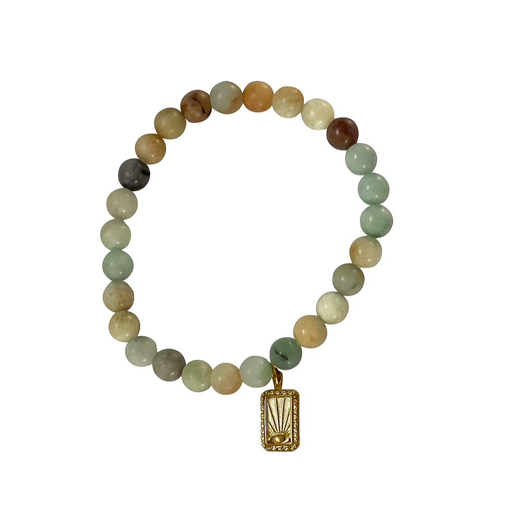 Amazonite Sun Ray Bracelet