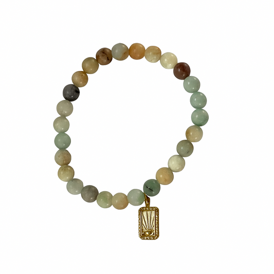 Amazonite Sun Ray Bracelet