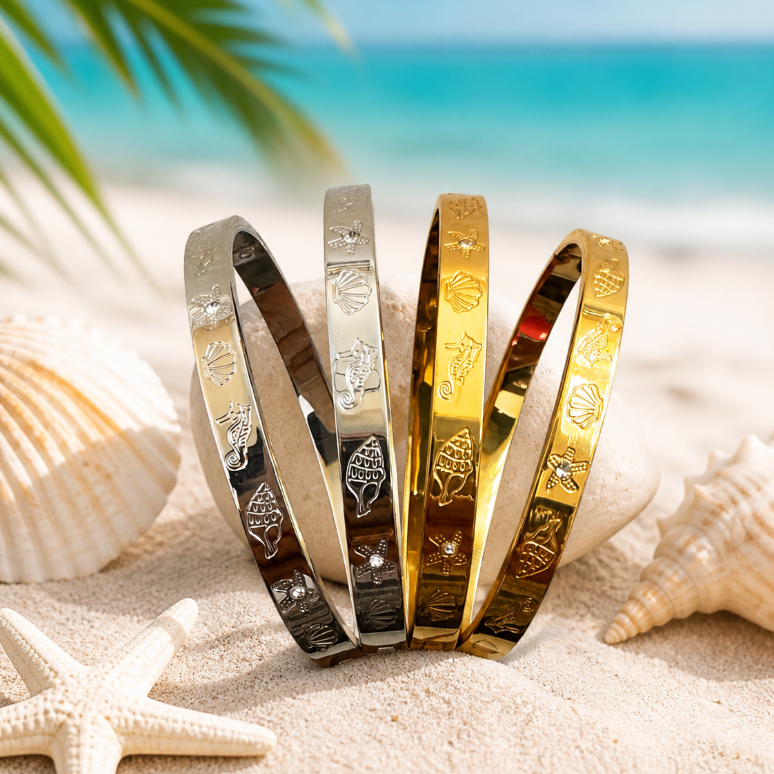Coastal Beach Bangles