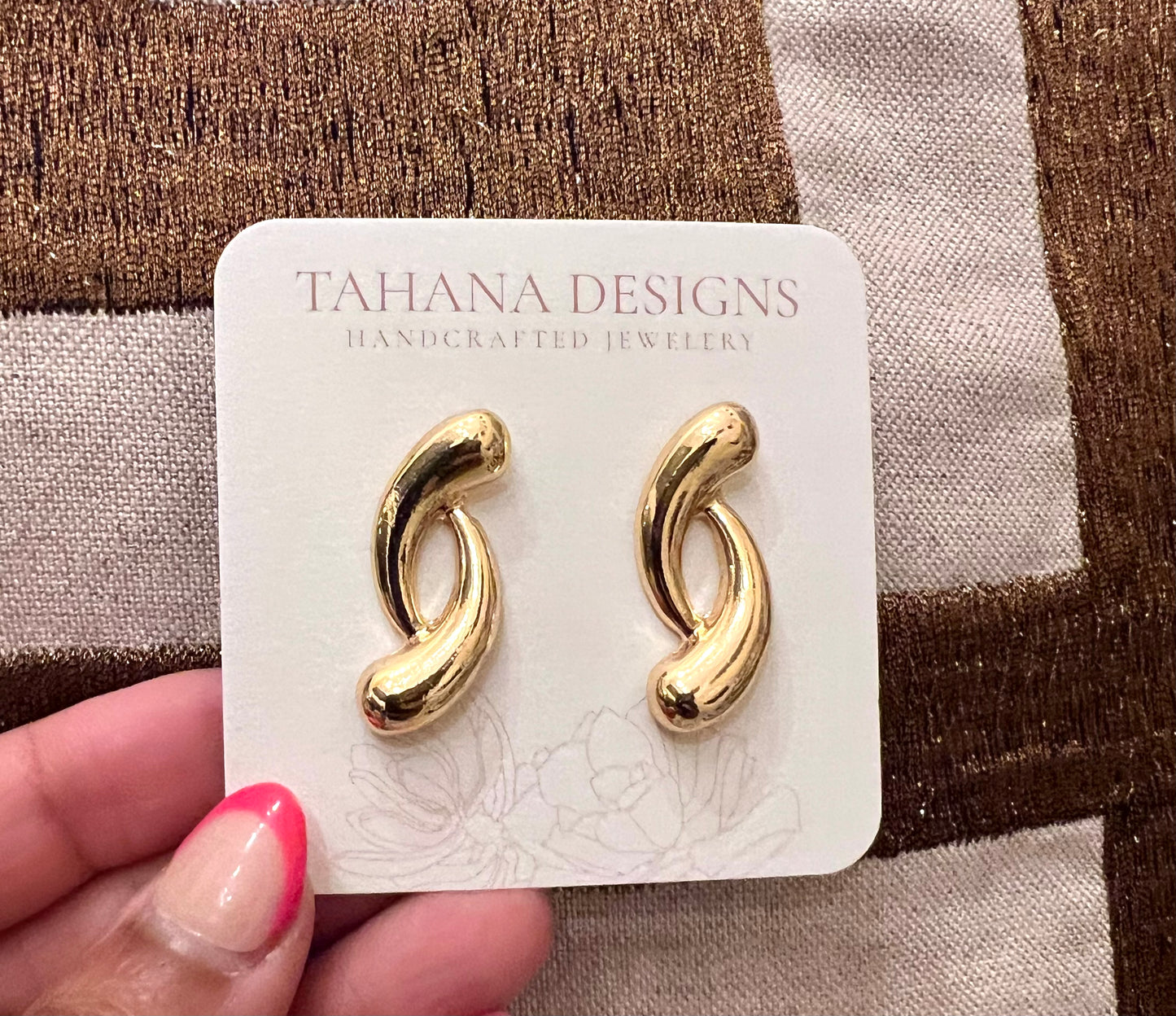 Sweetheart Earrings - Gold