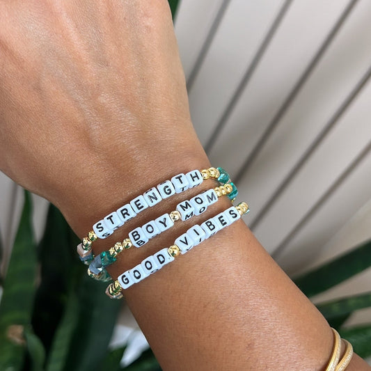 Personalized Word Bracelet