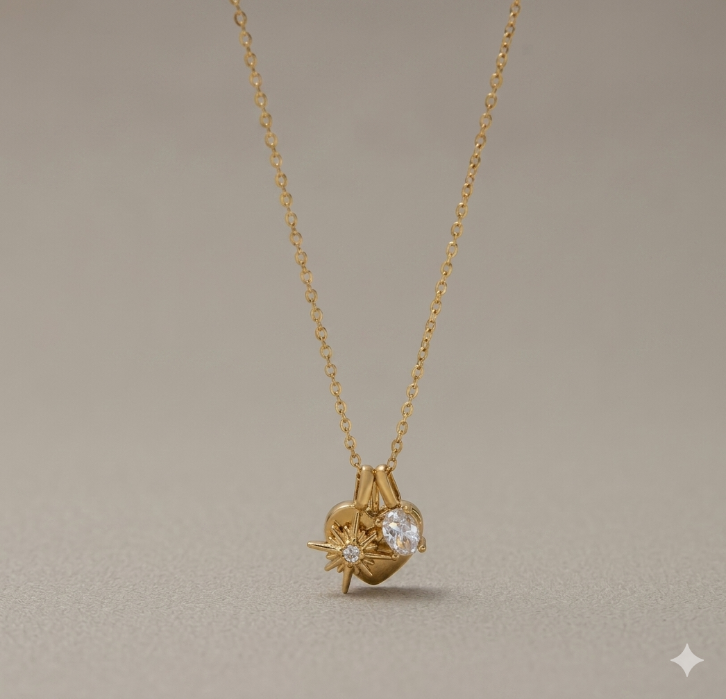 Mom Charm Trio Necklace